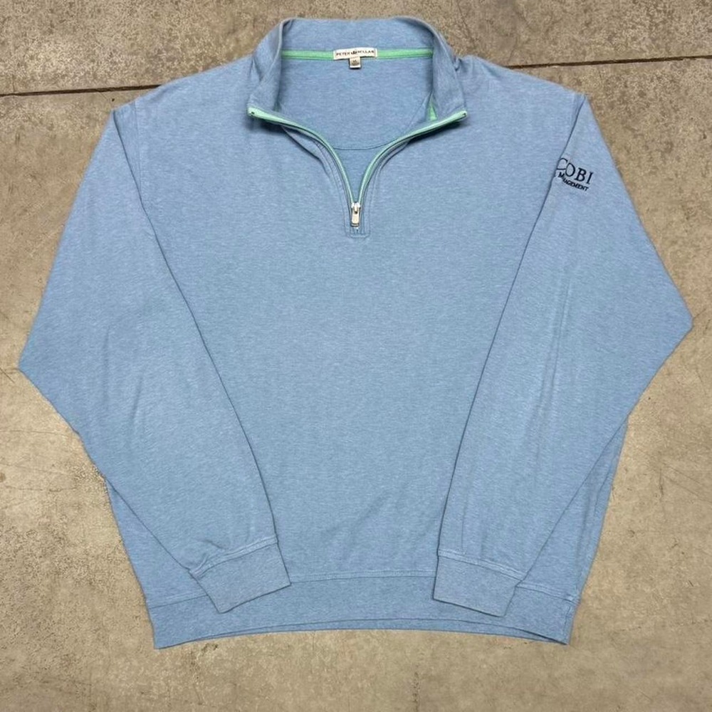 Peter Millar Men's Performance Golf Quarter Zip Sweatshirt  Sz XL